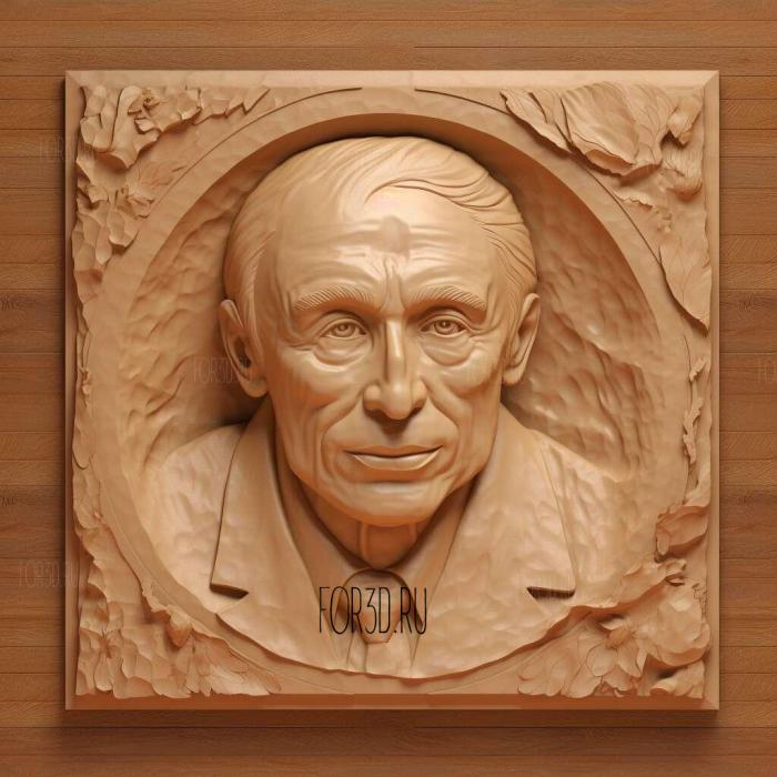 putin 1 stl model for CNC